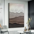 Beach wave abstract 16 by Palette Knife wall art minimalism